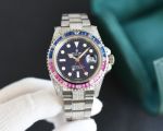 ROLEX GMT-Master II Pepsi 2025 Replica Swiss 904L Steel 40MM Etc2836 Movement Dark Blue Watch